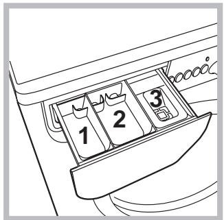 INDESIT IWDC6145 - Tiroir à produits lessiviels - 1