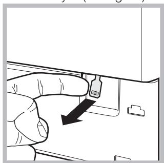 INDESIT XWDE861480 - Opening the porthole door manually - 3