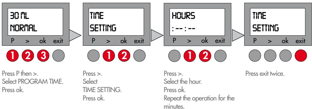 MAGIMIX 11405 - Adjusting the clock - 1