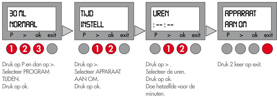 MAGIMIX 11407 - De fiid instellen voor de automatische inwerkingtreding - 1