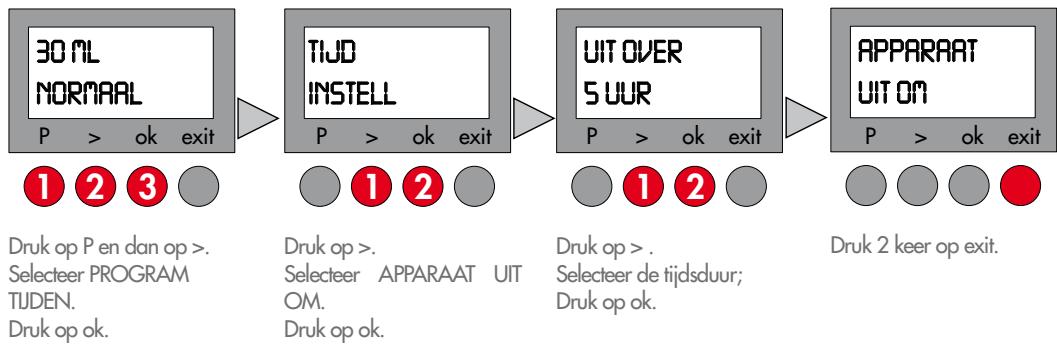 MAGIMIX 11414 - De fiid instellen voor het automatisch uitschakelen - 1