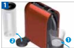 MAGIMIX NESPRESSO UM130 11340 - VIDER L'APPAREIL avant une période d'inutilisation, de protection contre le gel ou avant une réparation/ EMPTYING THE SYSTEM before a period of non-use, for frost protection or before a repair - 1