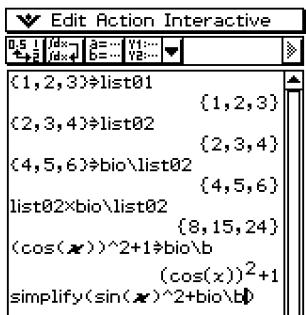 CASIO CLASSPAD 300 - - Opérations sur le ClassPad - 3