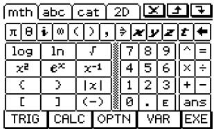 CASIO CLASSPAD 300 - - Clavier 2D - 1