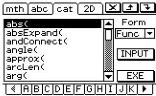 CASIO CLASSPAD 300 - - Clavier 2D - 3