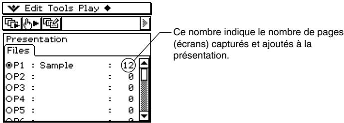 CASIO CLASSPAD 300 - - Créer une nouvelle presentation - 4