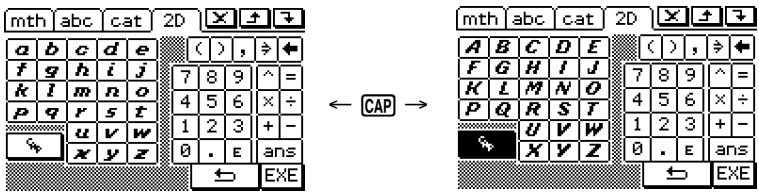 CASIO CLASSPAD 300 - - Jeu de touches [VAR] - 1