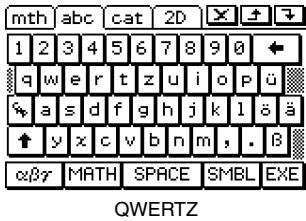 CASIO CLASSPAD 300 - 14-8 Spécification du format de clavier alphabétique - 3