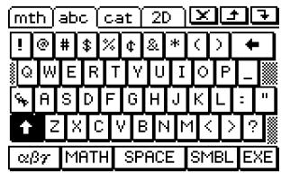 CASIO CLASSPAD 330 - - Jeu de touches initialeduclavier alphabétique(abc) - 2