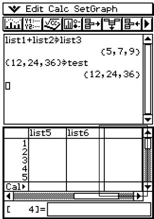 CASIO CLASSPAD 330 - - Opérations sur le ClassPad - 5