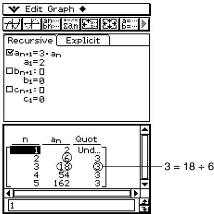 CASIO CLASSPAD 330 - Autres types de tables - 3