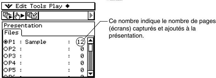 CASIO CLASSPAD 330 - - Créer une nouvelle presentation - 4