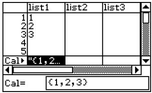 CASIO CLASSPAD 330 - - Saisir les résultats d'un calcul dans une cellule - 1