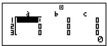 CASIO FX92 COLLEGE 2D - Saisie de coefficients - 2