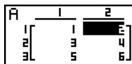 CASIO GRAPH 100 USB - Pour insérer une colonne - 3