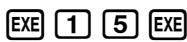 CASIO GRAPH 100 USB - Exemple 2 Utiliser le programme OCTA (page 8-1-2) pour creer un programme qui calcule l'aire (cm^2) et le volume (cm^3) d'un tetraèdre régulier quand la longueur d'une face est 7, 10 et 15 cm - 15