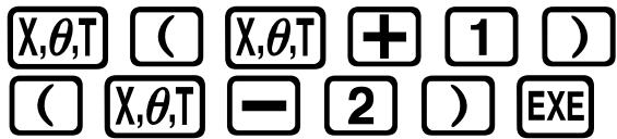 CASIO GRAPH 100 USB - FUNCTION DE TABLE - 1