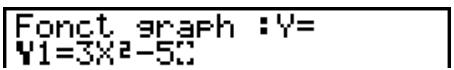 CASIO GRAPH 100 USB - - Pour éoperator une fonction - 4