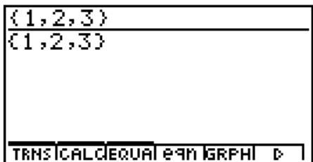 CASIO GRAPH 100 USB - Saisie des données de listes - 4