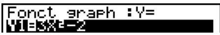 CASIO GRAPH 100 USB - - Pour éoperator une fonction - 2