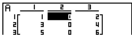 CASIO GRAPH 100 USB - Pour insérer une colonne - 4