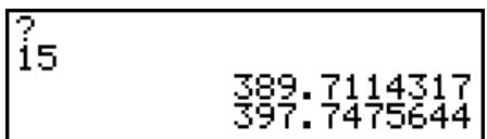 CASIO GRAPH 100 USB - Exemple 2 Utiliser le programme OCTA (page 8-1-2) pour creer un programme qui calcule l'aire (cm^2) et le volume (cm^3) d'un tetraèdre régulier quand la longueur d'une face est 7, 10 et 15 cm - 16
