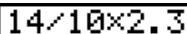 CASIO GRAPH 100 USB - Pour faire des corrections dans le calcul d'origine - 9