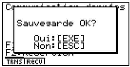 CASIO GRAPH 100 USB - - Pour transmettre des données de sauvegarde - 1