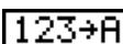 CASIO GRAPH 100 USB - - Pour affecter une valeur à une variable - 3