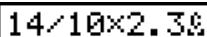 CASIO GRAPH 100 USB - - Pour définir le texte à copier - 1