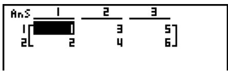 CASIO GRAPH 100 USB - - Transposition de matrice - 2