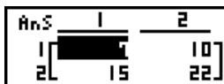 CASIO GRAPH 100 USB - - Élévation d'une matrice au carré - 1