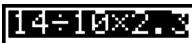 CASIO GRAPH 25+ - - Pour définir le texte à copier - 2