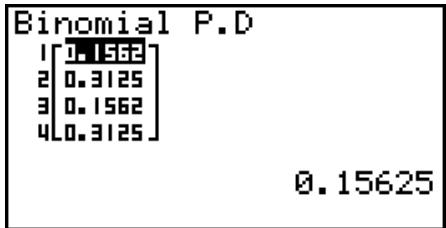 CASIO GRAPH 25+ - - Probabilité binomiale - 1