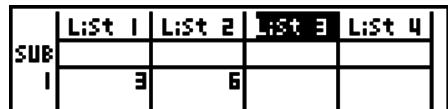 CASIO GRAPH 25+ - - Pour saisir une série de valeurs simultanément - 5