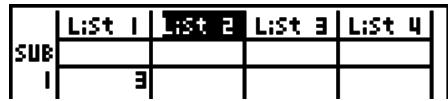 CASIO GRAPH 25+ - - Pour saisir une série de valeurs simultanément - 2