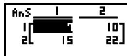 CASIO GRAPH 25+ - Inversion d'une matrice - 2