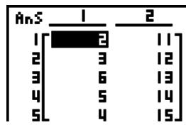 CASIO GRAPH 25+ - Calculus matriciels - 1