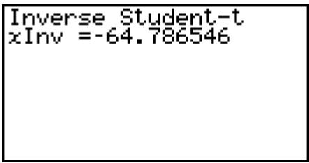 CASIO GRAPH 25+ - - Loi t de Student cumulative inverse - 3
