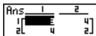 CASIO GRAPH 35 - Opérations arithmetiques sur une matrice - 2