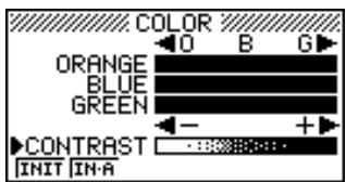 CASIO GRAPH 35 - Pour afficher I'ecran de réglage du contraste - 1