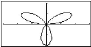 CASIO GRAPH 35 - - Pour représentier graphiquement une fonction avec coordonnées polaires (r =) [Sketch]-[GRPH]-[r=] - 1