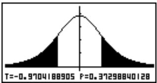 CASIO GRAPH 35 - Effectuer le test t à 2 échantillons quand deux listes de données sont entresetés - 4