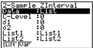 CASIO GRAPH 35 - - Intervalle Z à 2 échantillons - 1