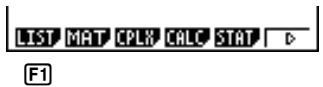 CASIO GRAPH 35 - Exemple Entrer la liste 6 - 1