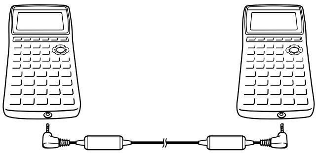 CASIO GRAPH 35 - Pour raccorder deux calculatrices - 1