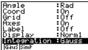CASIO GRAPH 35 - - Pour changer la configuration d'un mode - 7