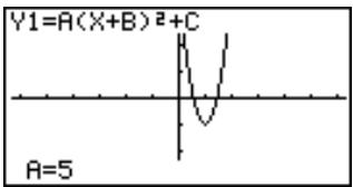 CASIO GRAPH 35 - Utiliser Stop &amp; Go pour tracer le graphe de l'exemple précédent (page 184) - 2