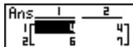 CASIO GRAPH 35 - Opérations arithmetiques sur une matrice - 3