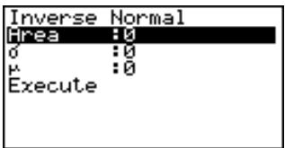 CASIO GRAPH 35+ - - Répartition normale cumulative inverse - 1